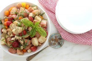 Caprese Potato Salad via JennySheaRawn.com