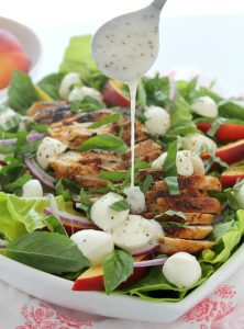 Grilled Chicken and Nectarine Summer Salad via JennySheaRawn.com