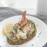 Buttered Lobster Avocado Toast via JennySheaRawn.com