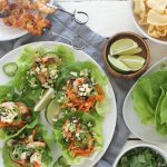 Spicy Asian Shrimp Lettuce Wraps via JennySheaRawn.com