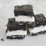 Dark Chocolate Brownie Ice Cream Sandwiches via JennySheaRawn.com